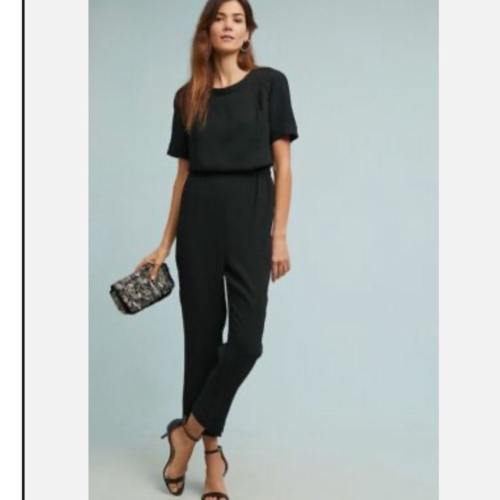 Cartonnier Elegant Black Jumpsuit